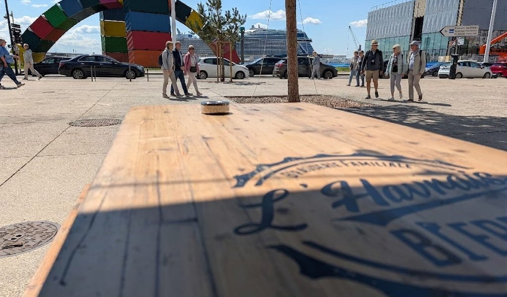 terrasse sur le port le havre